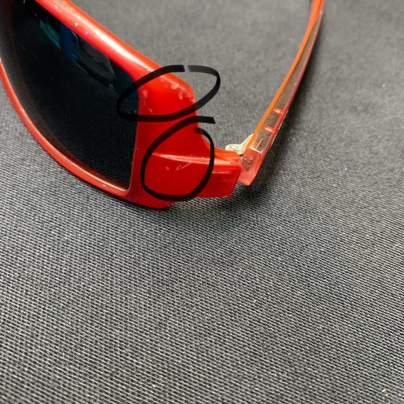 Italian Bollé Bolle Orange Tangerine Sunglasses Case Silk Cleaning Cloth Glam - Picture 6 of 14